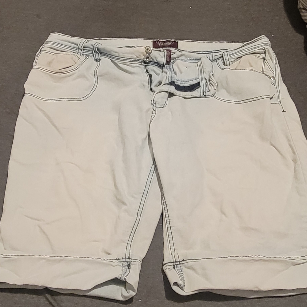 Women's size 16 angels knee length Jean cut offs